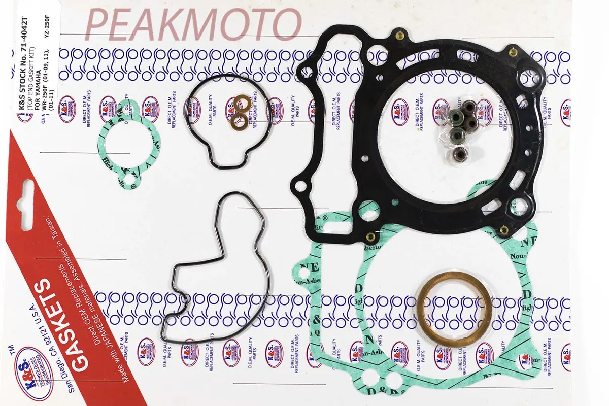K&S Off-Road Top End Gasket Yz/Wr-250F  | 71-4042T 1