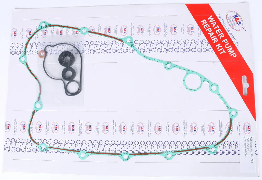 K&S Water Pump Repair Kit Honda Crf-450R  | 75-1001 1