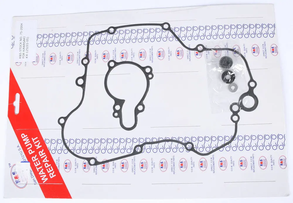K&S Water Pump Repair Kit Kawasaki Kx-125 | 75-2004 1