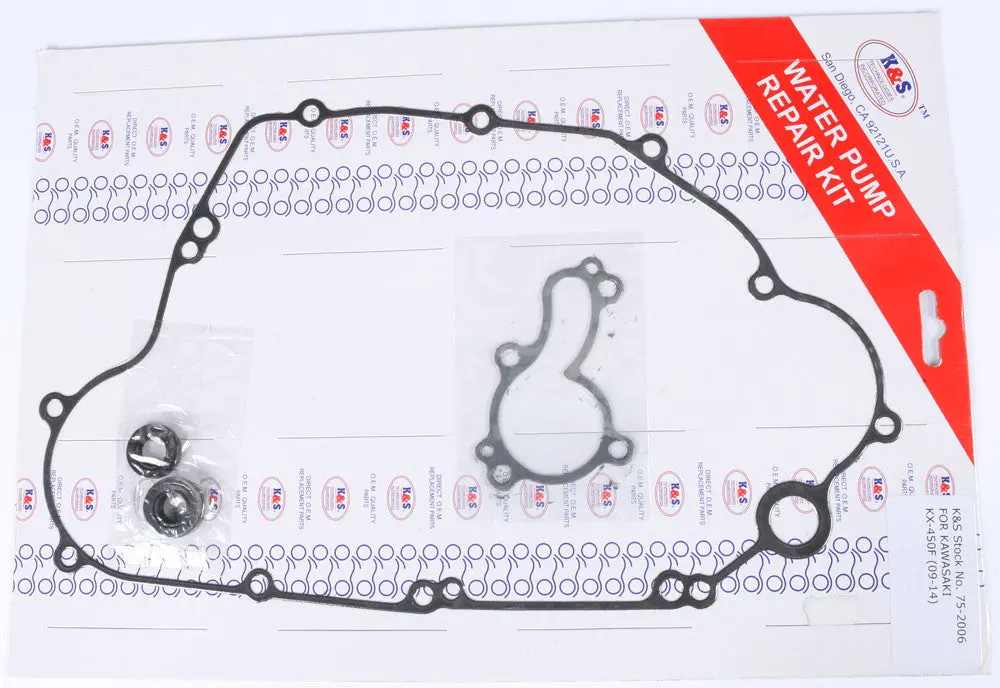 K&S Water Pump Repair Kit Kawasaki Kx-450F  | 75-2006 1