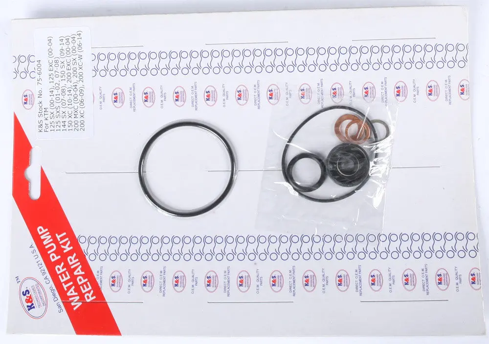 K&S Water Pump Repair Kit Ktm 125-200  | 75-6004 1