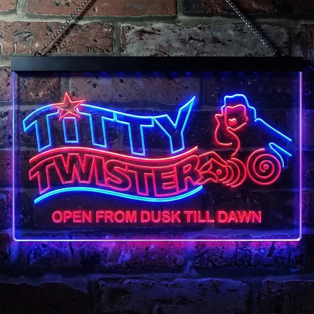 Titty Twister From Dusk Till Dawn Neon Led Sign 1