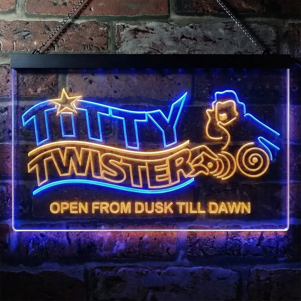 Titty Twister From Dusk Till Dawn Neon Led Sign 5