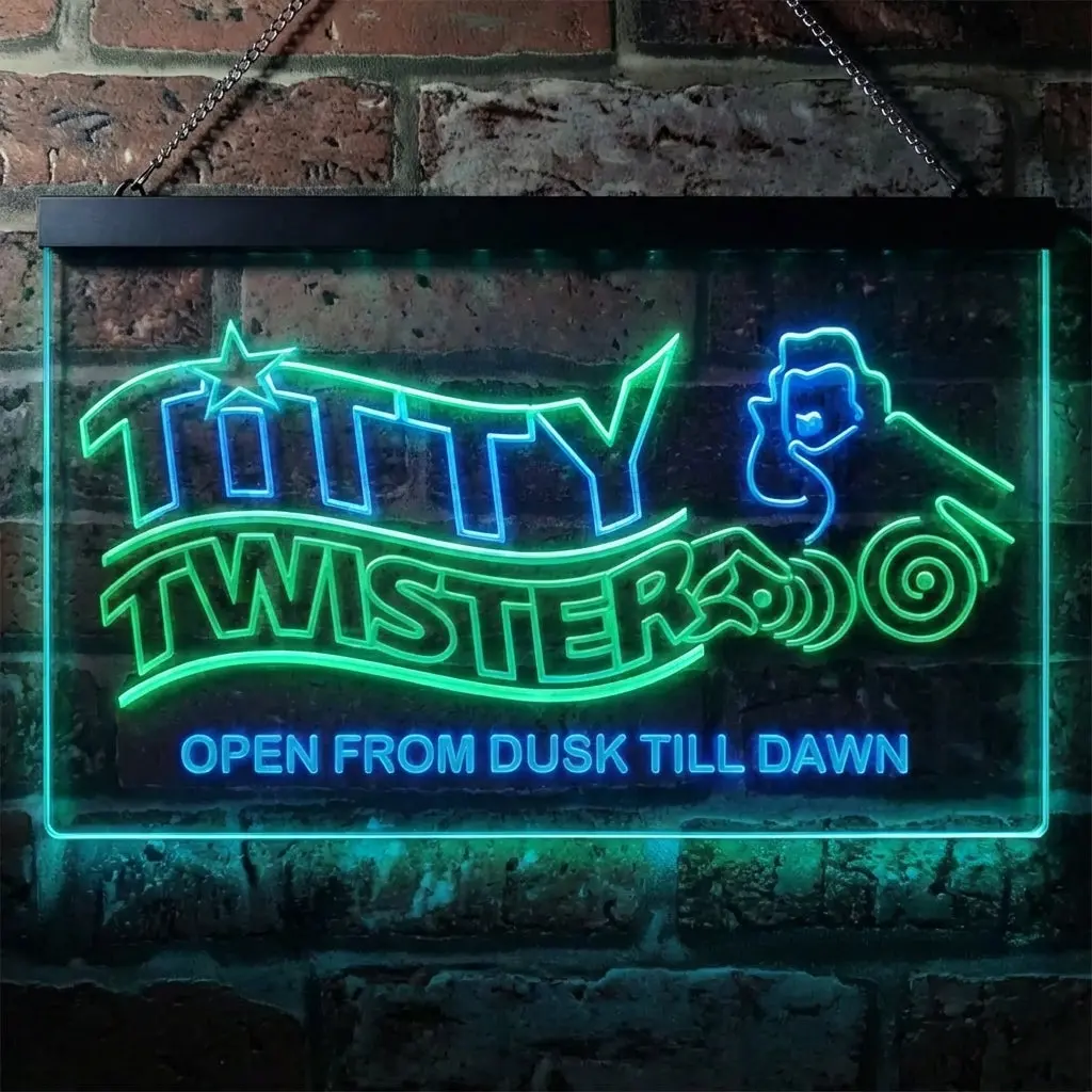 Titty Twister From Dusk Till Dawn Neon Led Sign 2