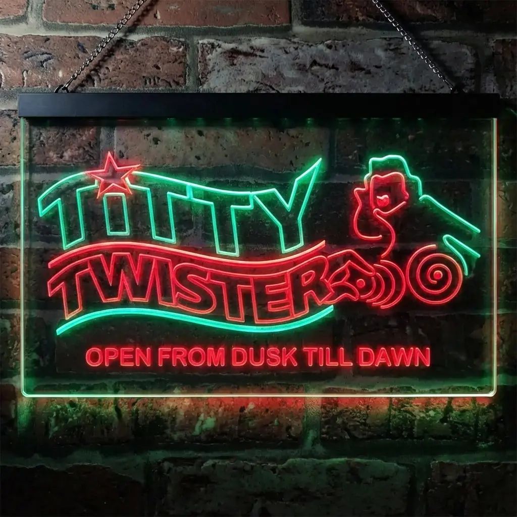 Titty Twister From Dusk Till Dawn Neon Led Sign 7