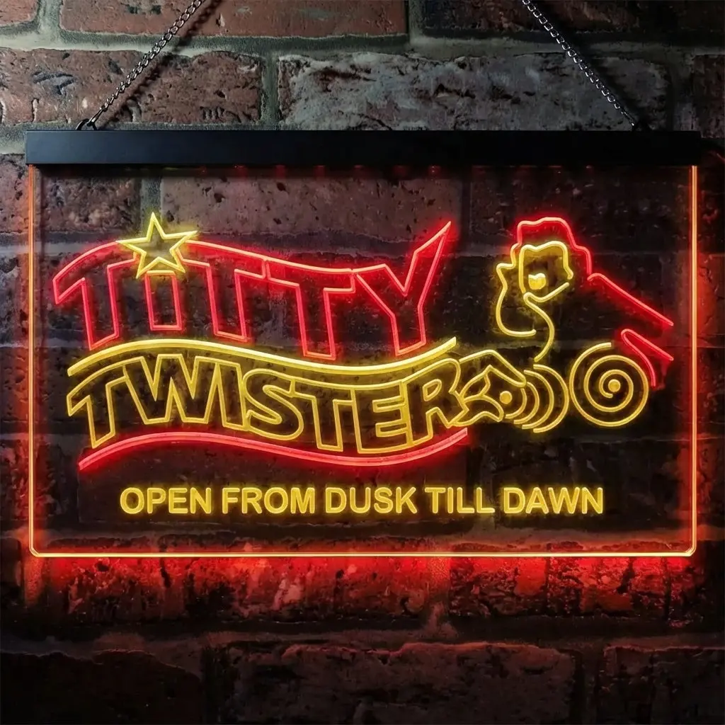 Titty Twister From Dusk Till Dawn Neon Led Sign 8