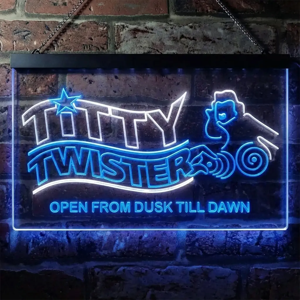 Titty Twister From Dusk Till Dawn Neon Led Sign 10