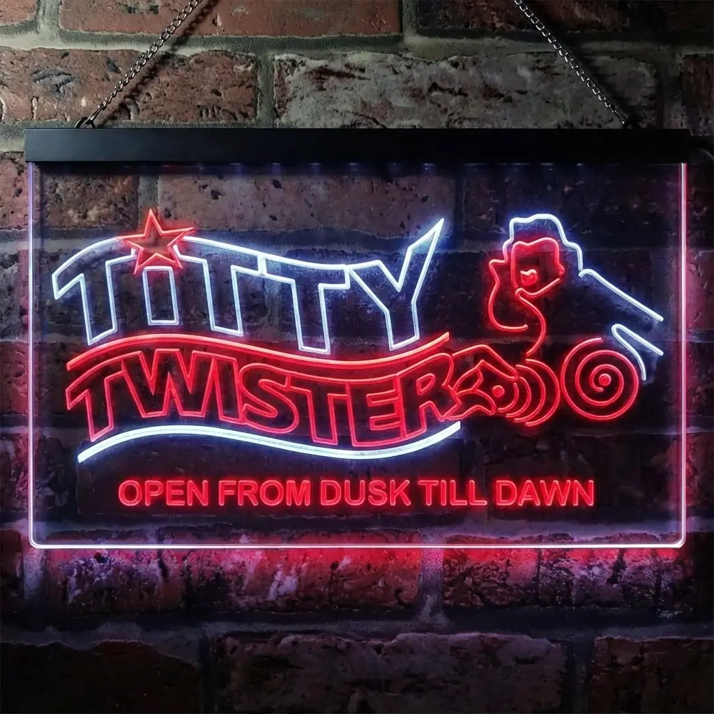Titty Twister From Dusk Till Dawn Neon Led Sign 9