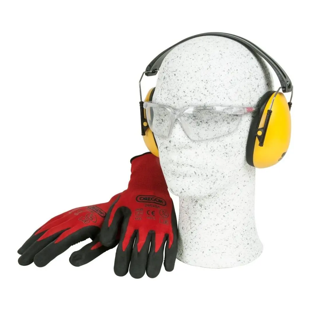 Oregon Safety Kit - Gloves, Earmuffs & Glasses #572870 2