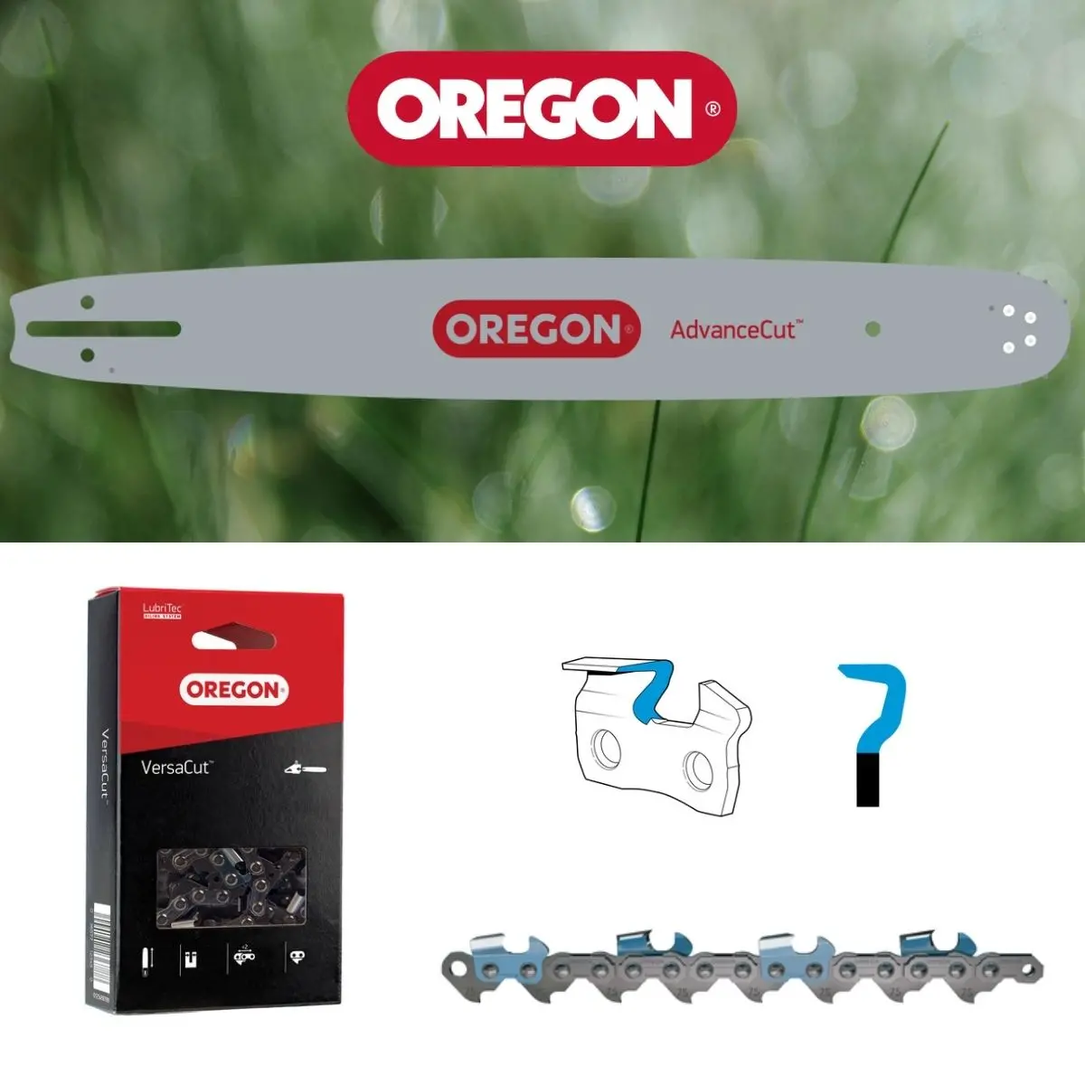Oregon Bar & Chain Advancecut™ Chainsaw Bar 20" 3/8" .063" D025 1