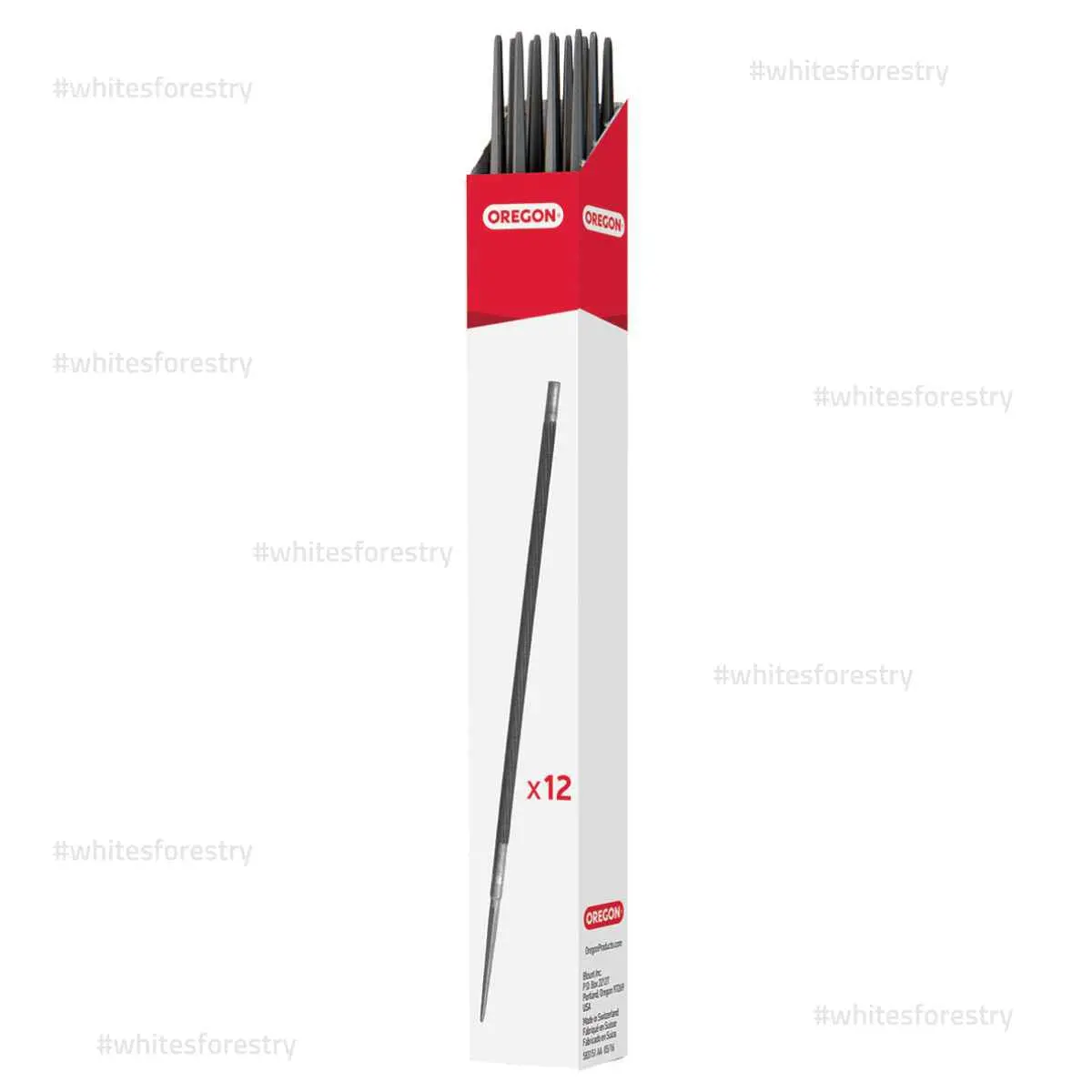 Oregon Swiss Round Chainsaw Files – 12 Pack 3