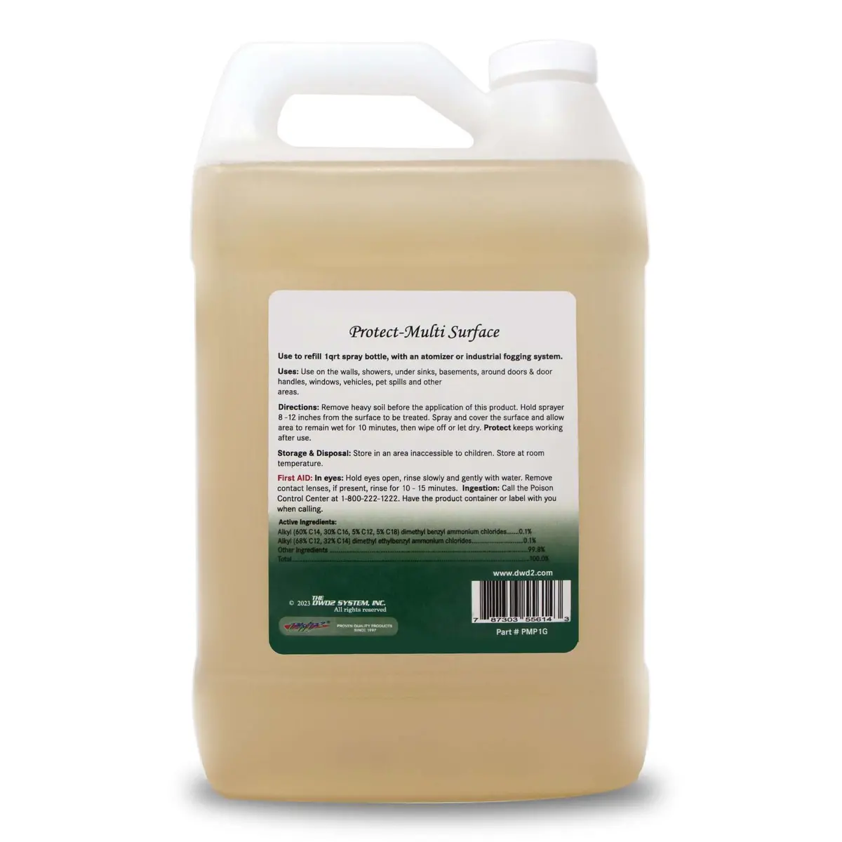 Multi-Surface Enzyme Cleaner – 1 Gallon | Dwd2 Protect™ 2