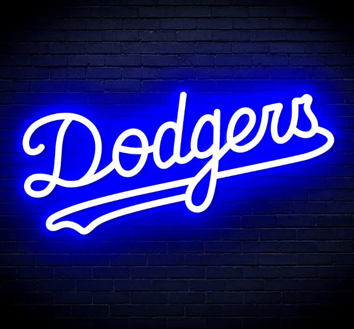 Los Angeles Dodgers Neon-Like Flex Led Sign 1