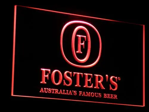 Fosters Beer Bar Pub Displays Led Neon Sign 1