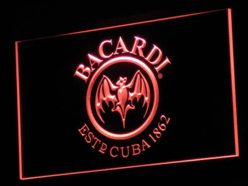 Bacardi Breezer Bat Bar Led Neon Sign 1