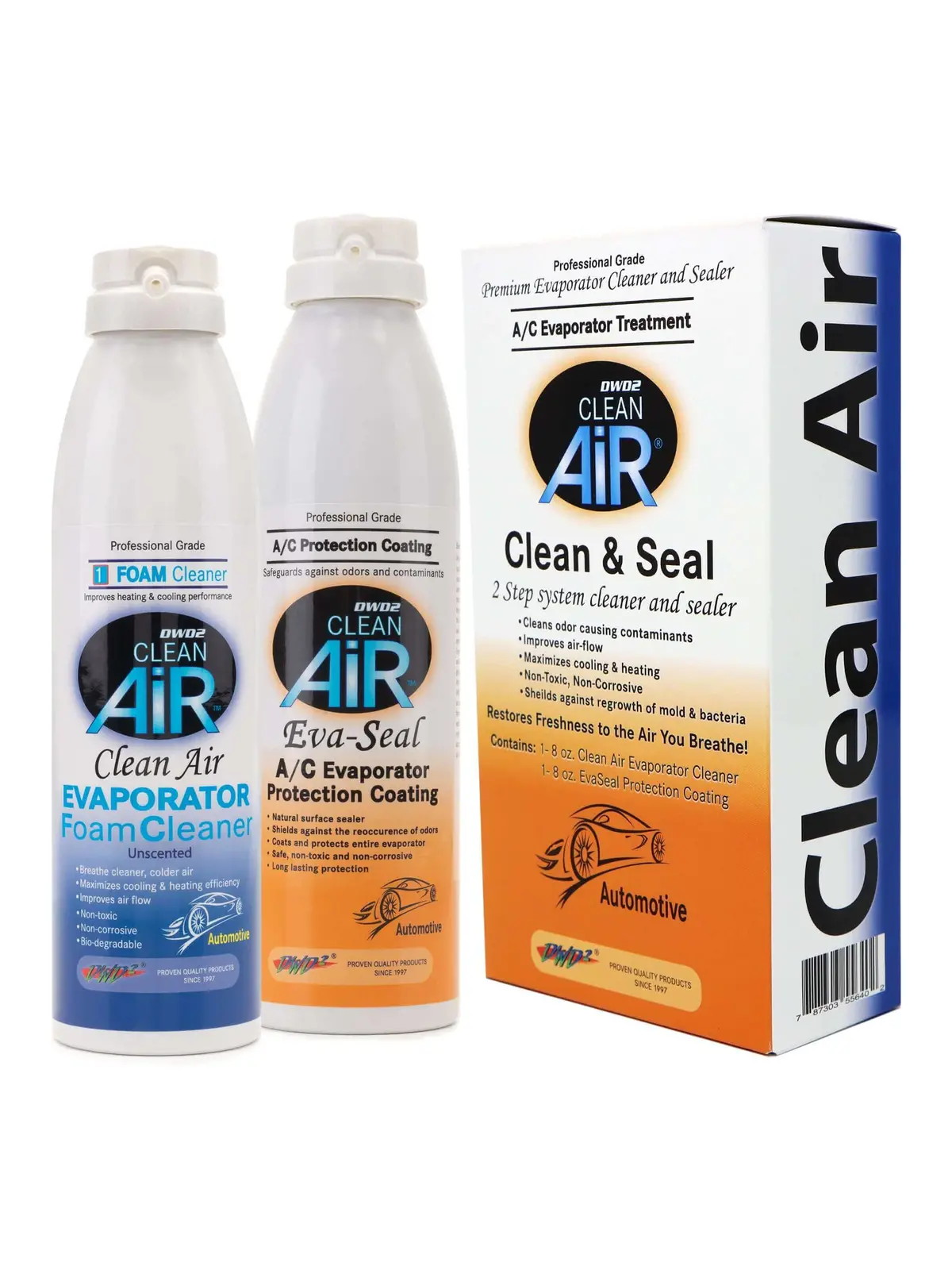 Clean & Seal A/C Treatment Kit – Foaming Cleaner + Coil Protector | Dwd2 1