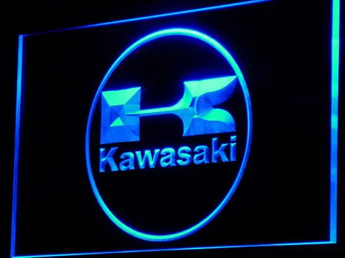 Kawasaki Racing Motorcylc Led Neon Sign 1