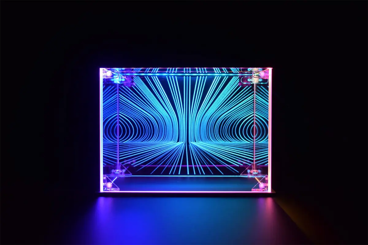 Minimalism Geometric Art Led Display Case 1