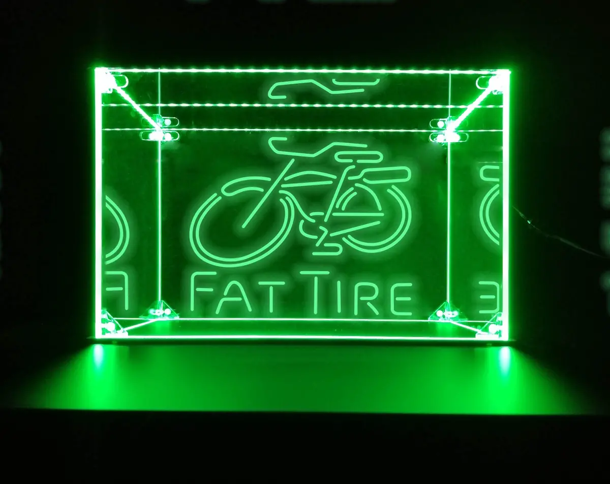 Led Display Case For Fat Tire Bar Liquor Bottles 2