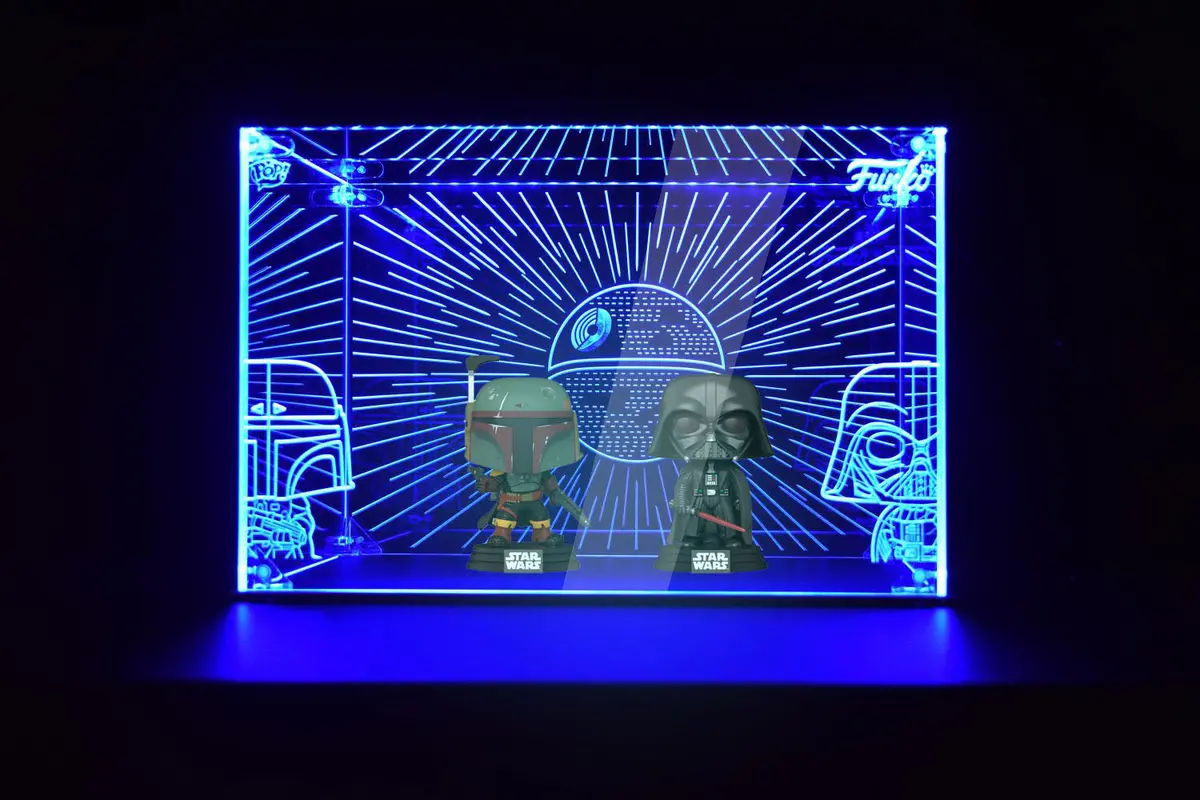 Custom Funko Pop Star Wars Figures Toy Led Display Case 1