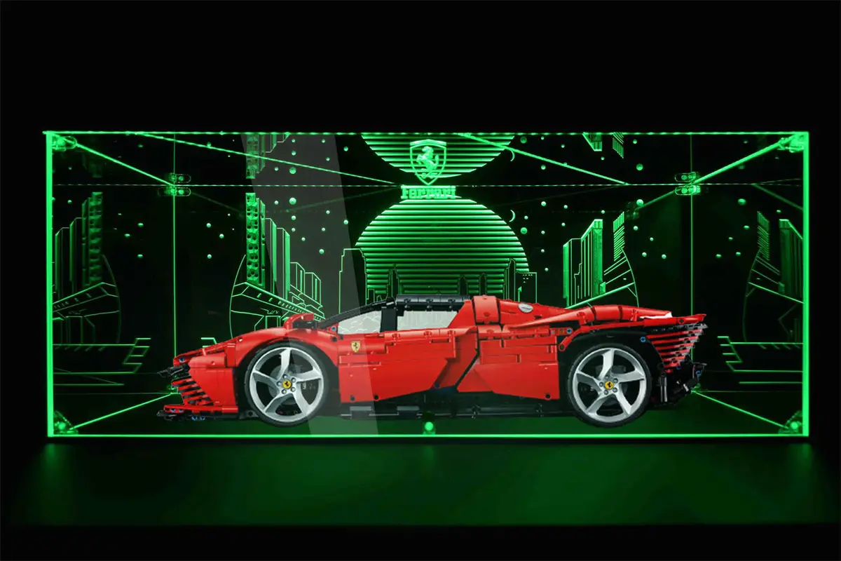 Led Display Case For Lego Ferrari 42143 2