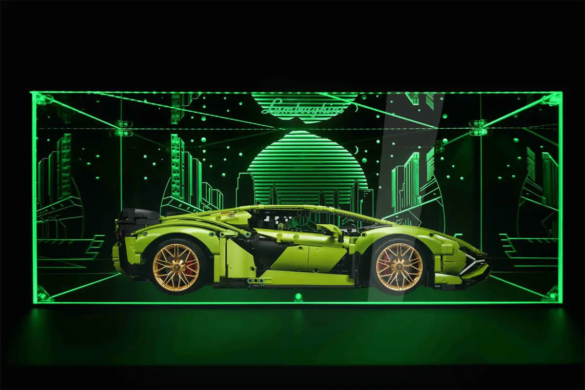 Rgb Light Display Case For Lego Lamborghini Sián Fkp 37 42115 1