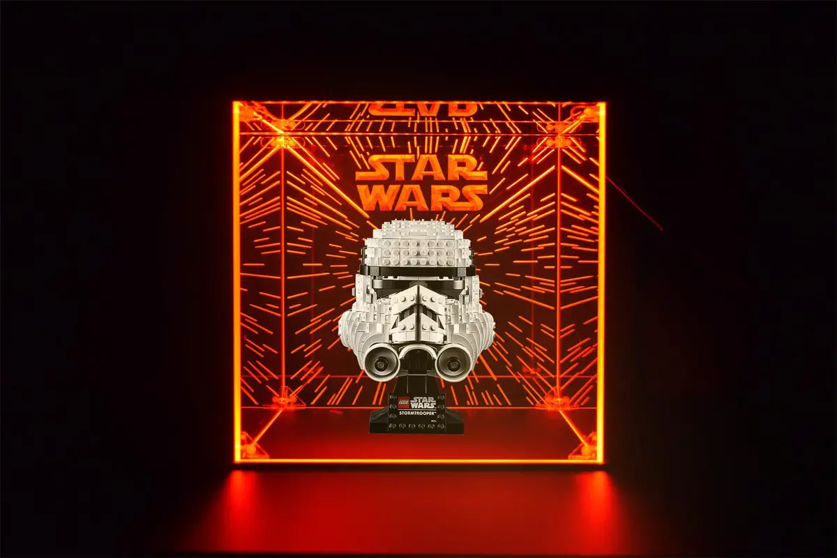 Led Display Case For Lego Stormtrooper Helmet, Collectible Figures 1