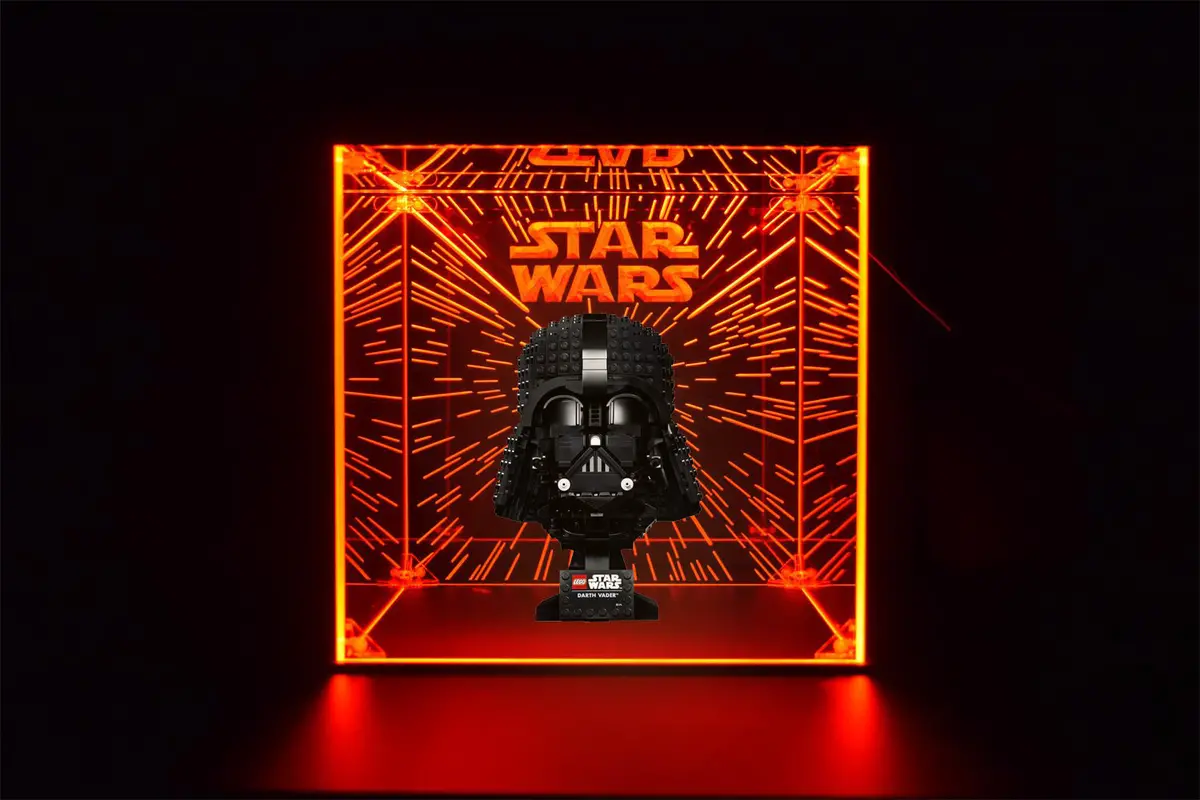 Led Display Case For Lego 75304 Darth Vader™ Helmet, Collectible Figures 1
