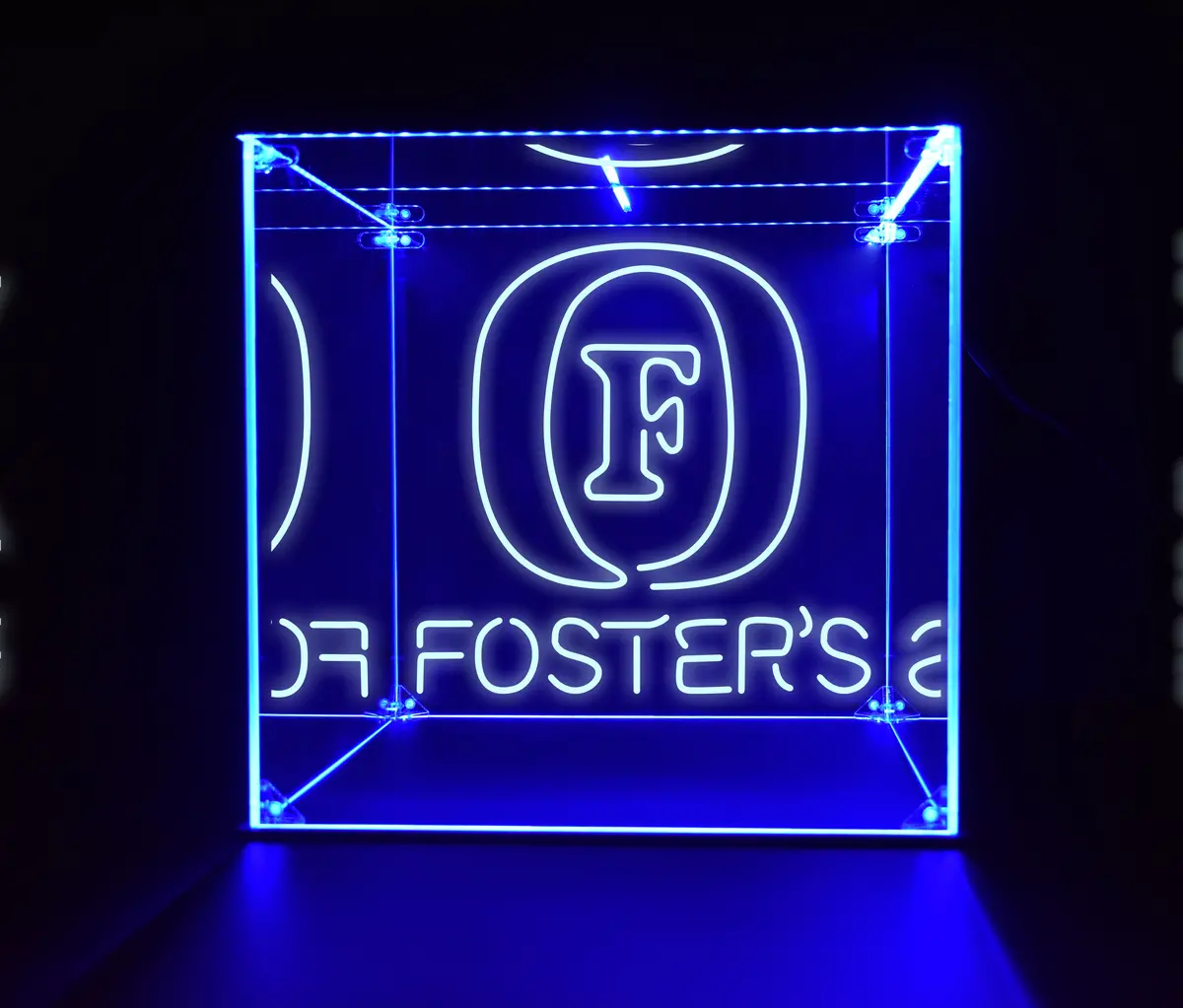 Wine, Champagne, Liquor, Beverage Bottle Led Display Case, Foster's Collection 1