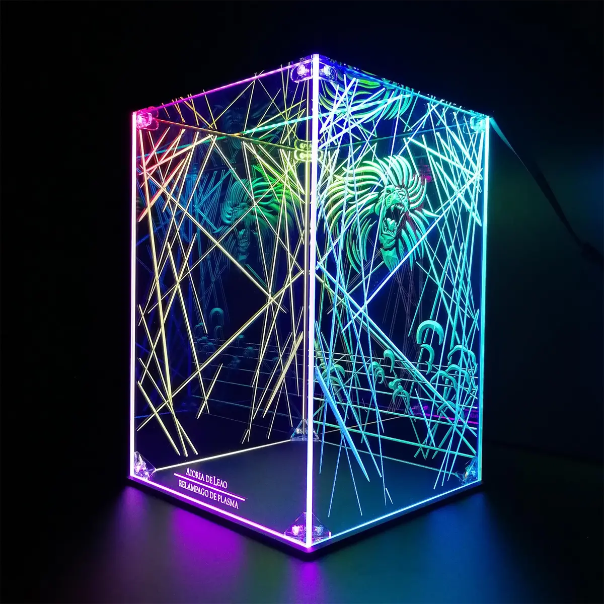 Custom Led Display Case For Legend Of Sanctuary Collectible Figures 1