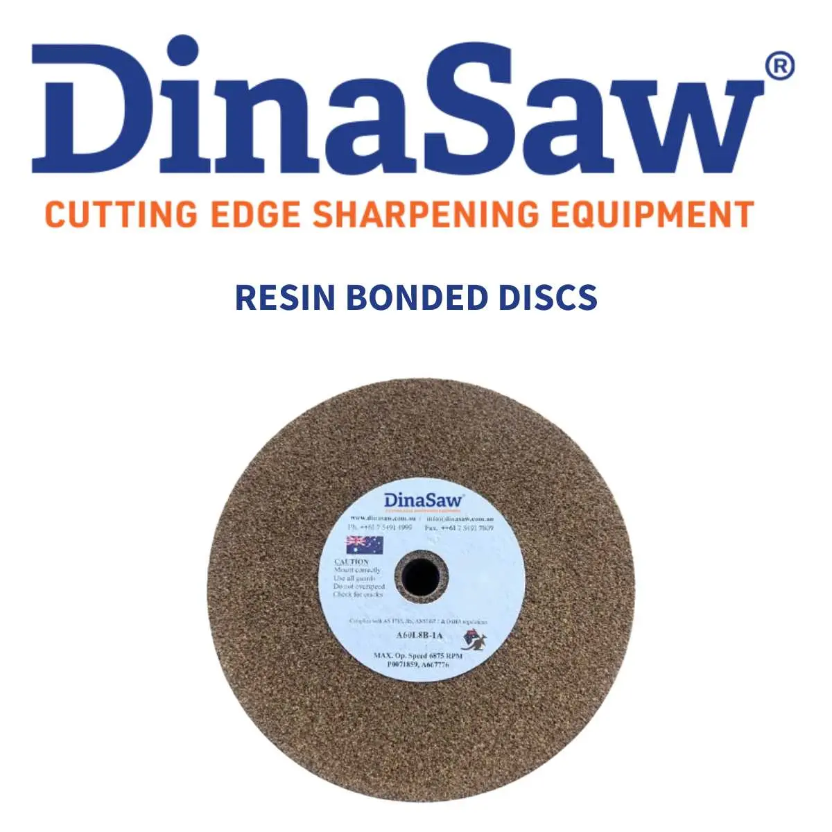 Dinasaw®  Resin Bonded Sharpening Discs 1