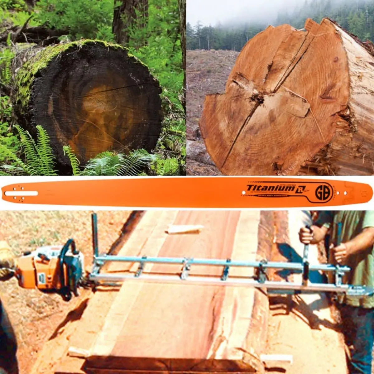 Ga Forestry 48" Chainsaw Milling Kit + Bar + Chain 1