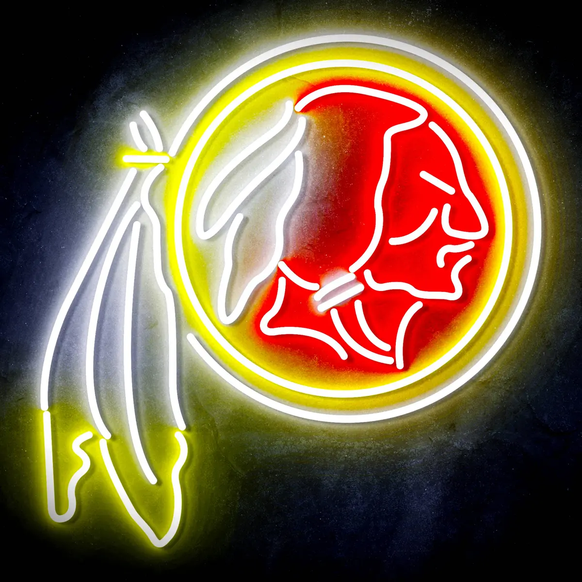 Washington Commander Team Flex Neon-Like Led Sign 1