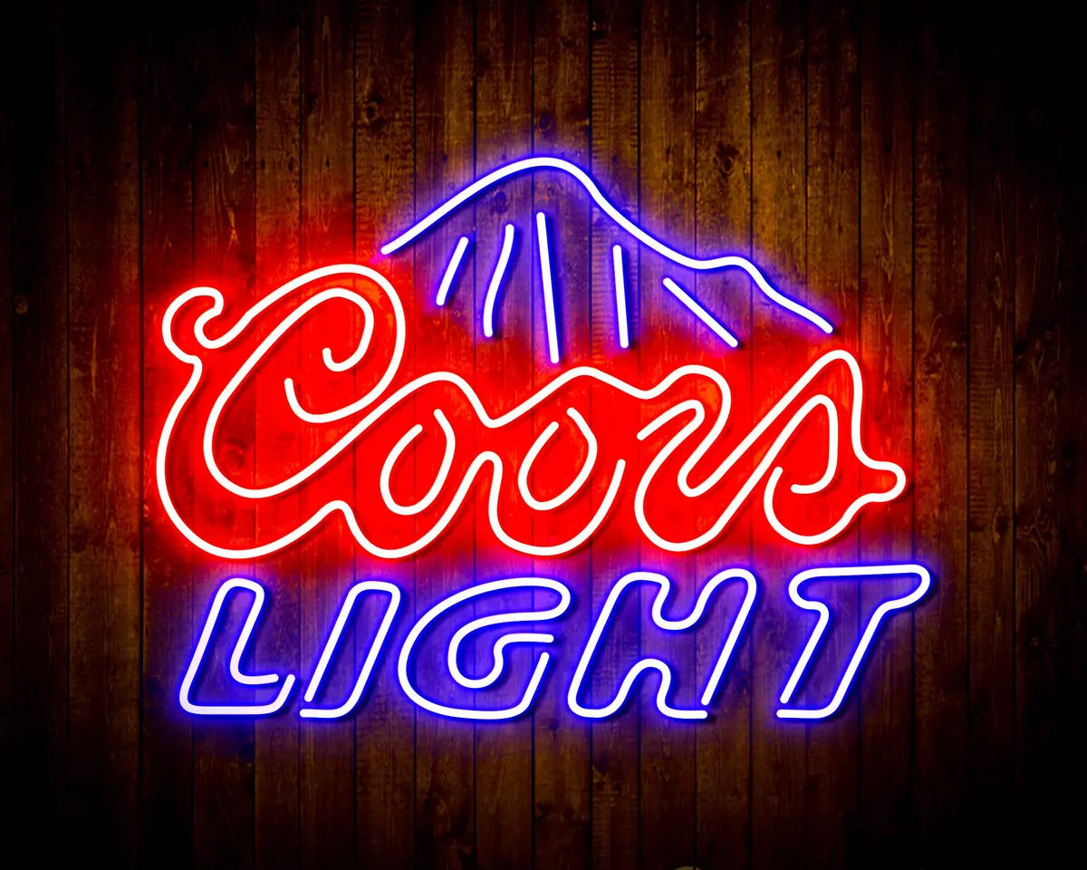 Coors Light Bar Handmade Neon Flex Led Sign 1