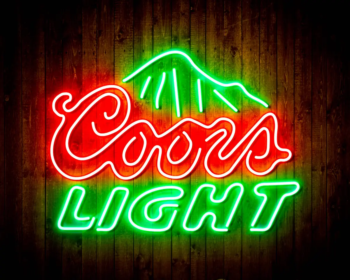 Coors Light Bar Handmade Neon Flex Led Sign 10