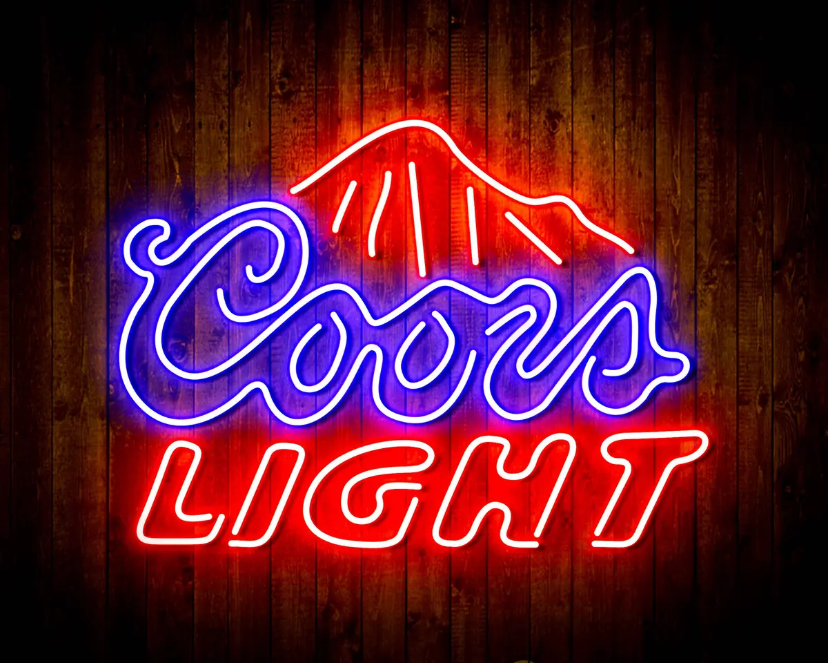 Coors Light Bar Handmade Neon Flex Led Sign 3