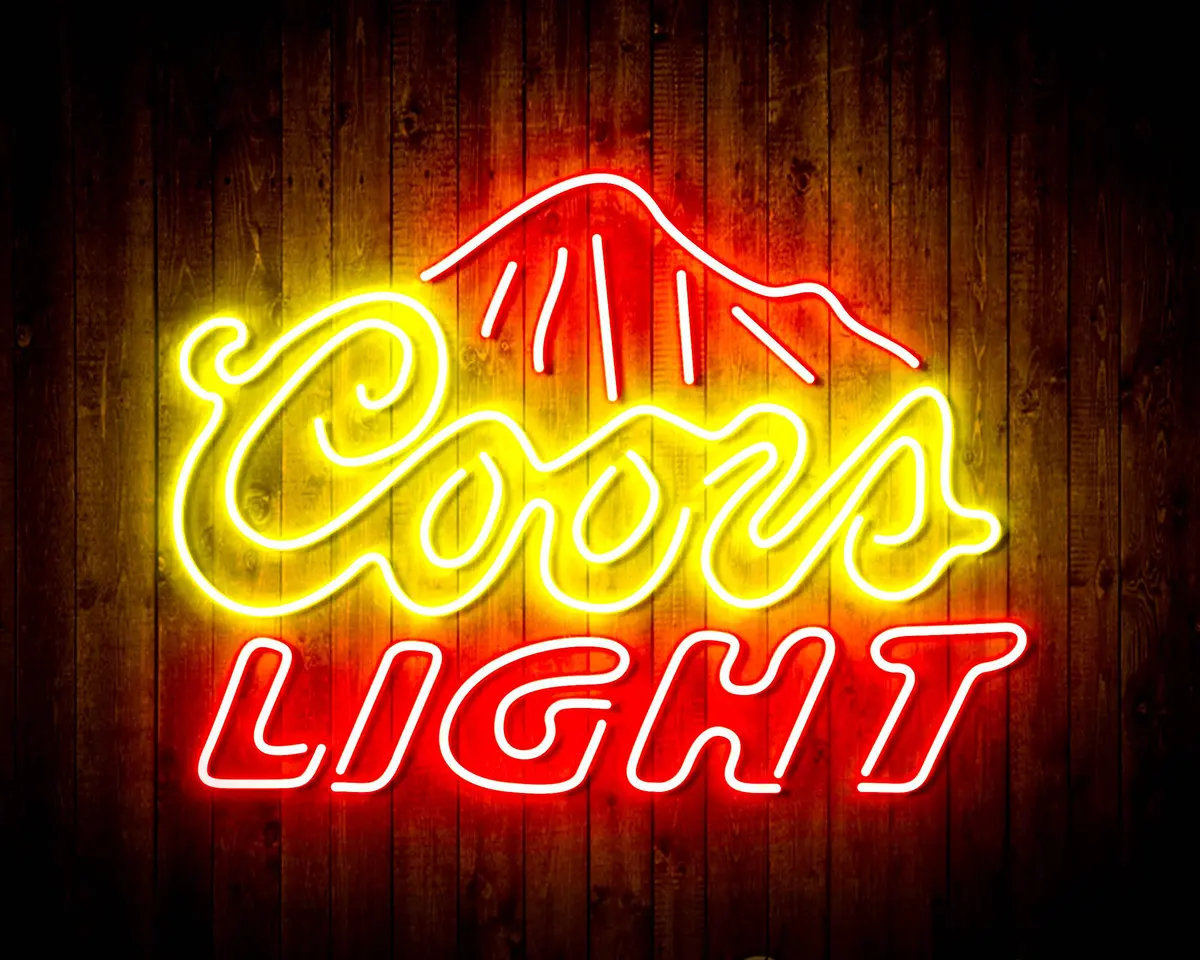 Coors Light Bar Handmade Neon Flex Led Sign 6