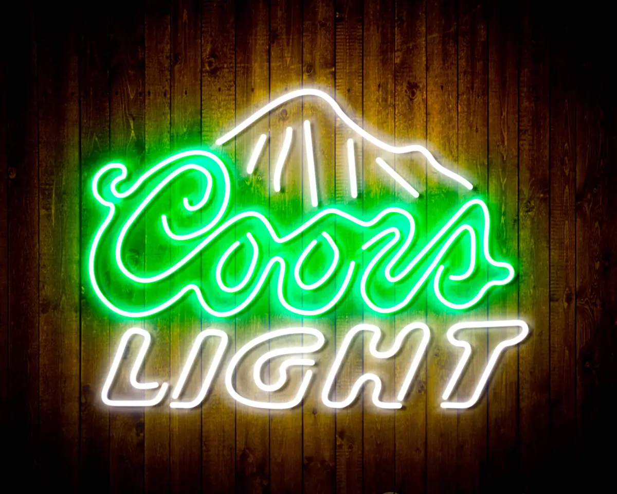 Coors Light Bar Handmade Neon Flex Led Sign 5
