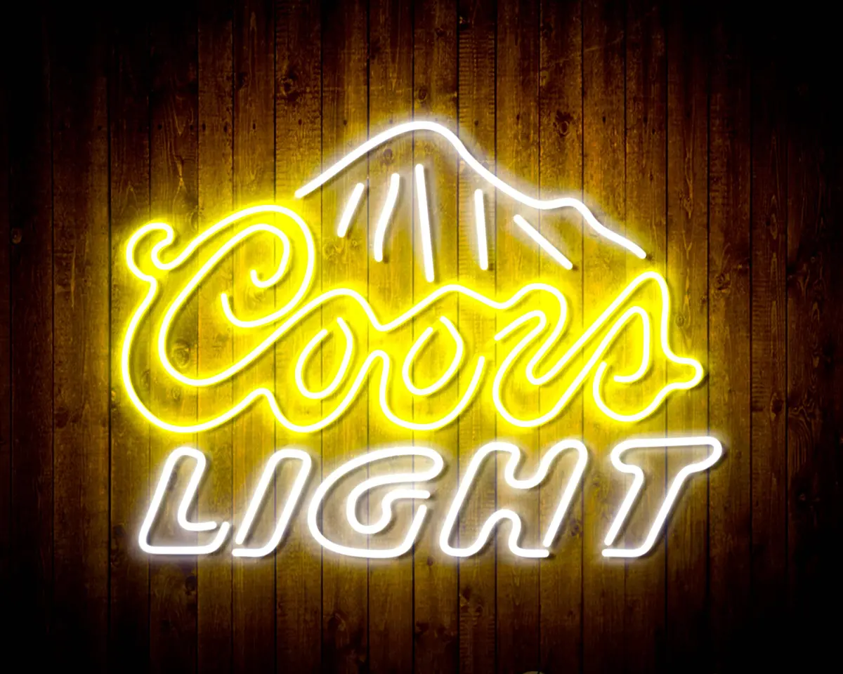 Coors Light Bar Handmade Neon Flex Led Sign 8