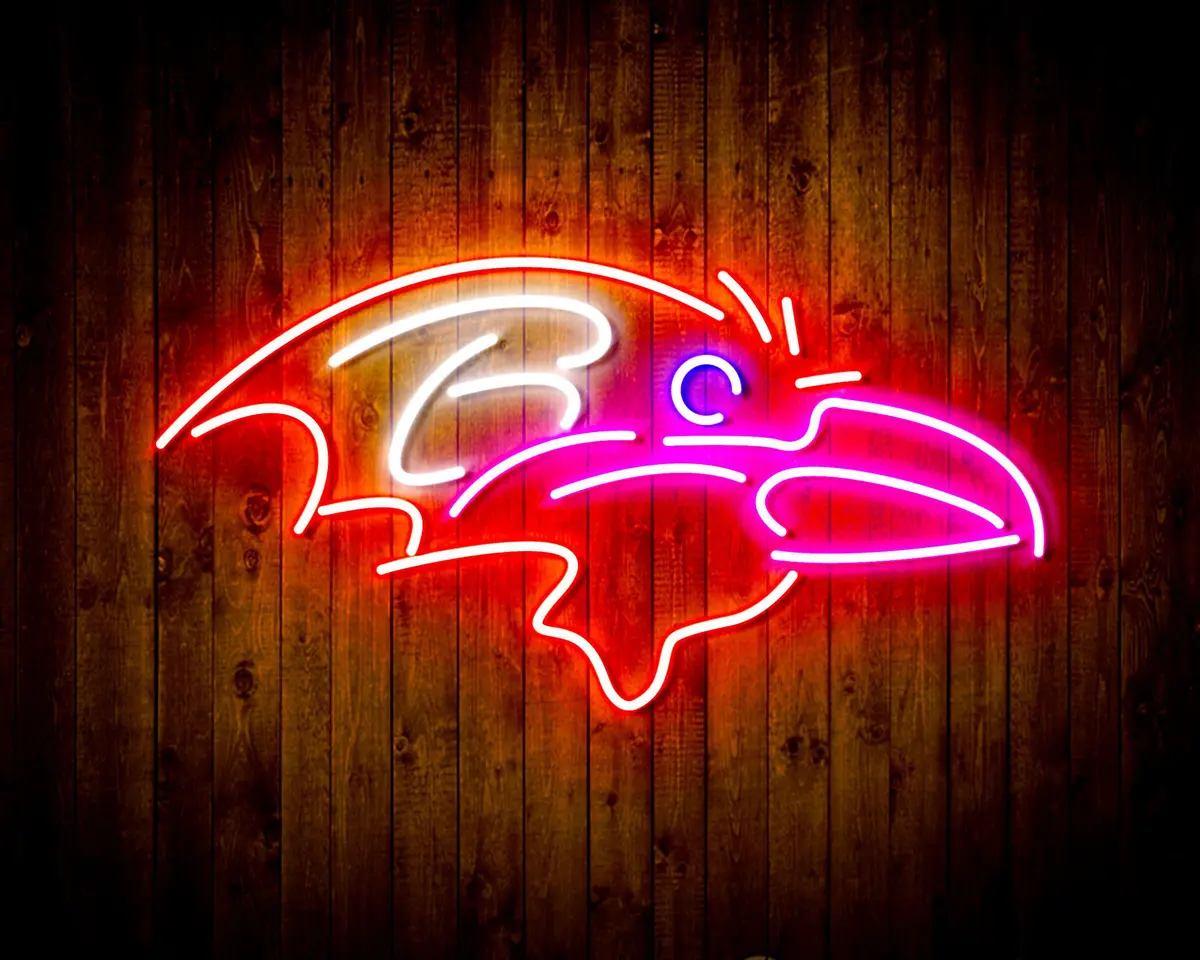 Baltimore Ravens Bar Neon Flex Led Sign 4