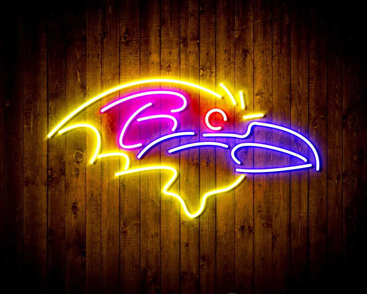 Baltimore Ravens Bar Neon Flex Led Sign 5
