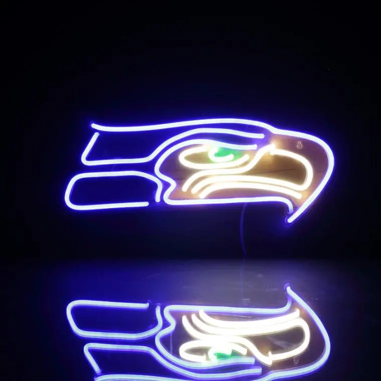 Seattle Seahawks Bar Decor Neon Flex Led Sign 1