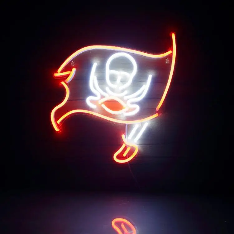 Tampa Bay Buccaneers Bar Neon Flex Led Sign 1