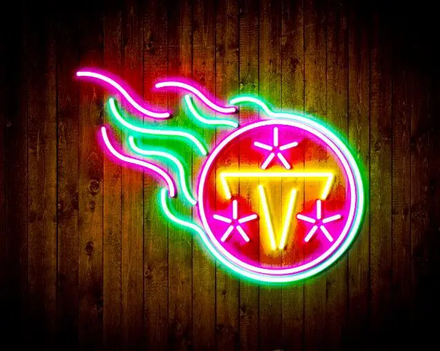 Tennessee Titans Neon-Like Flex Led Sign 2