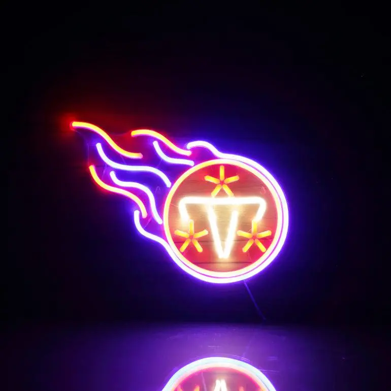 Tennessee Titans Neon-Like Flex Led Sign 1