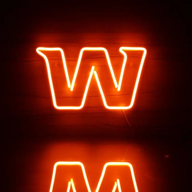 Washington Football Neon-Like Flex Led Sign 1