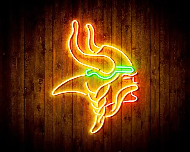 Minnesota Vikings Bar Neon-Like Flex Led Sign 2