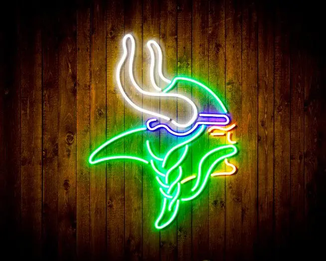 Minnesota Vikings Bar Neon-Like Flex Led Sign 7