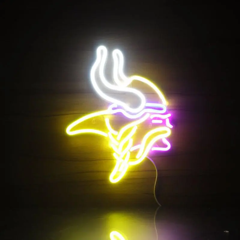 Minnesota Vikings Bar Neon-Like Flex Led Sign 1