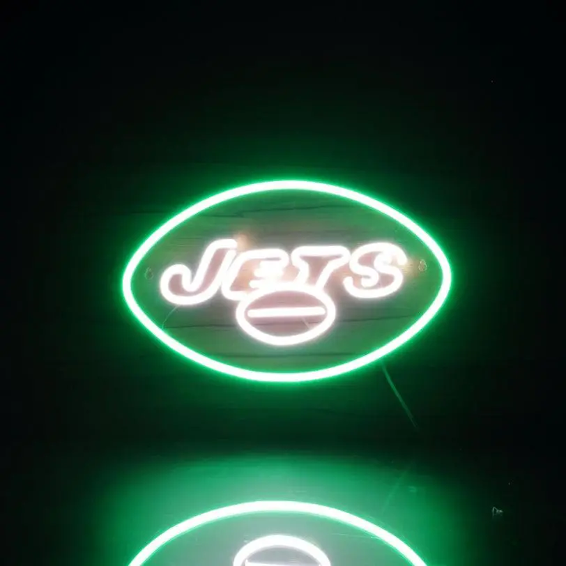 New York Jets Neon-Like Flex Led Sign Dual Color 1